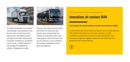 Innovations De Camions MAN - Design HTML Page Online