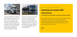 Modèle De Site Pour Innovations De Camions MAN