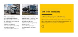 Man Truck Innovationer - Vacker Färgsamlingsmall