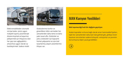 MAN Kamyon Yenilikleri Için WordPress Temasını Indirin