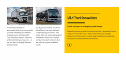 Man Truck Innovations - Responsive Website Builder