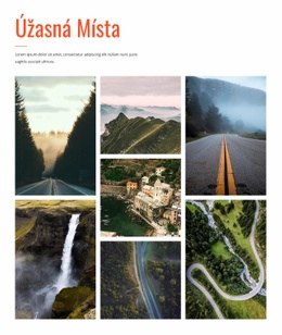 Úžasná Místa – Šablona Premium Elements