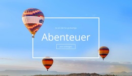 Kappadokien Ballontouren Landing Page