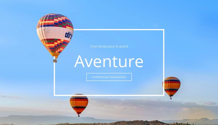 Tours en montgolfière en Cappadoce Modèle HTML5