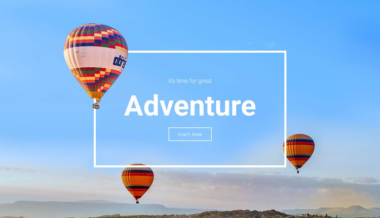 Cappadocia balloon tours Homepage Design