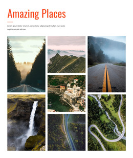 Amazing Places - Premium Elements Template