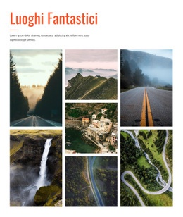 Luoghi Fantastici - Pagina Di Destinazione Professionale