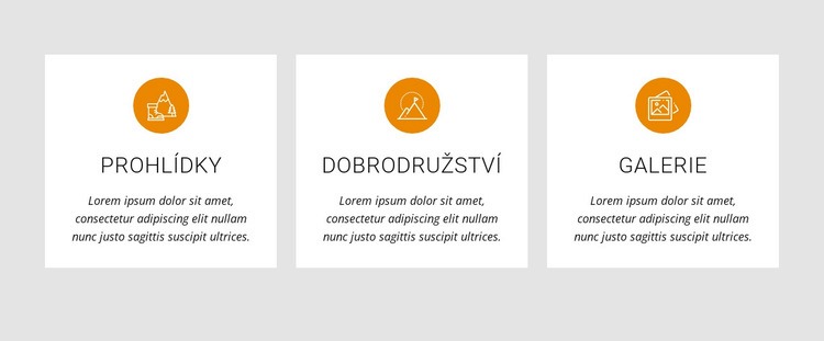 Celodenní výlety a aktivity Šablona HTML