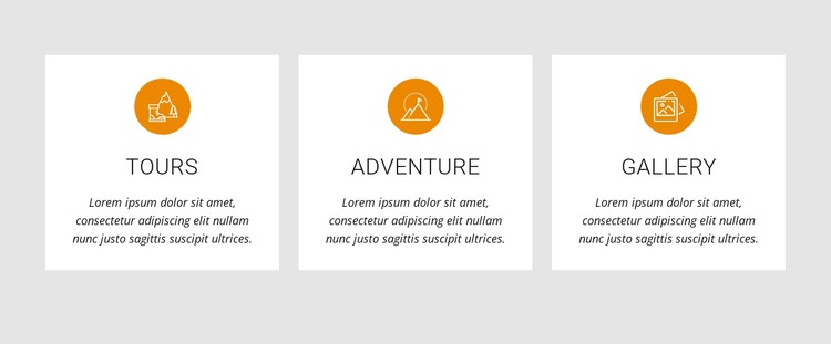 Day trips and activities CSS Template