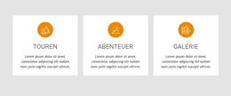 Tagesausflüge Und Aktivitäten – Professionelle Website-Vorlage