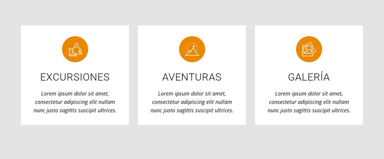 Excursiones y actividades de un día Plantilla HTML