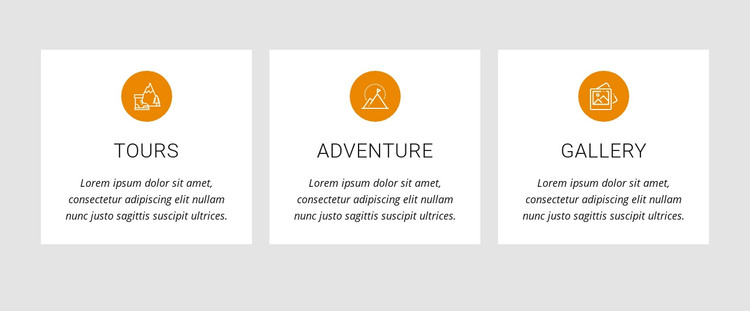 Day trips and activities Homepage Design