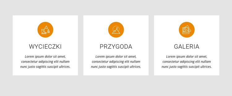 Jednodniowe wycieczki i zajęcia Szablon HTML