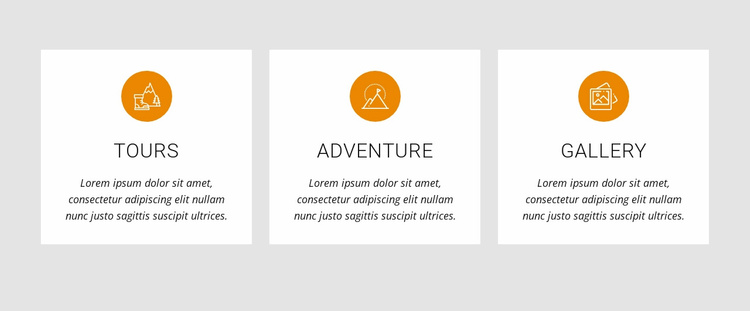 Day trips and activities Website Template