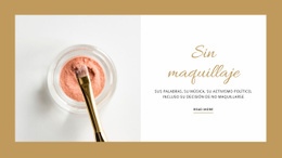 Maquillaje Para Sesiones De Fotos - Plantillas De Diseño De Sitios Web