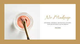 Makeup For Photoshoots - Joomla Template For Any Device