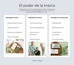 Marca E Identidad - Plantilla De Sitio Web Profesional