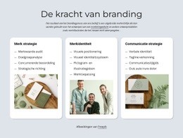 Branding En Identiteit - Aangepast Websitemodel