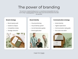 Branding And Identity - Free One Page Website