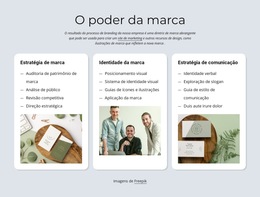 Marca E Identidade - Modelo De Site Profissional