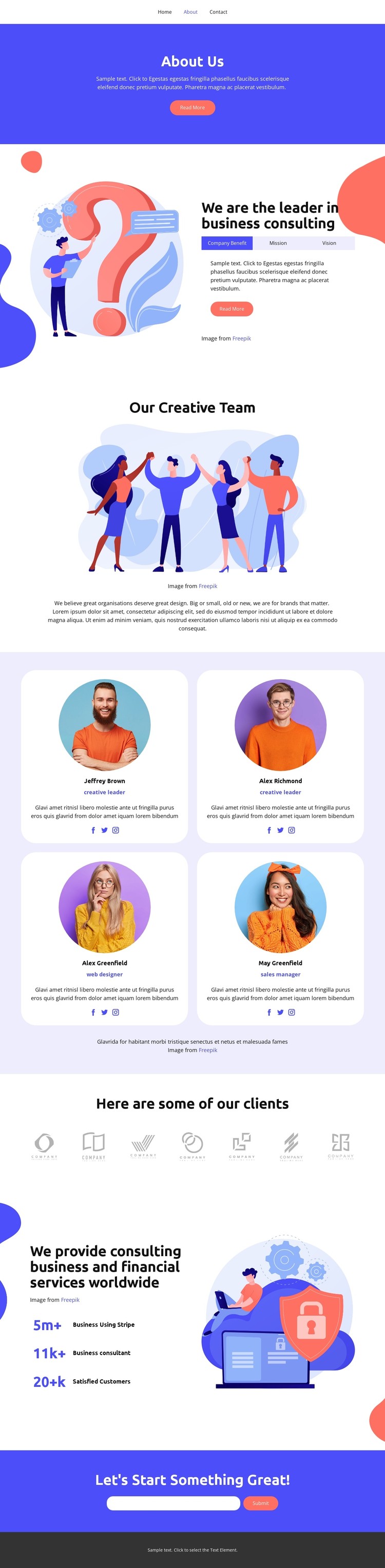 Satisfied Customers CSS Template