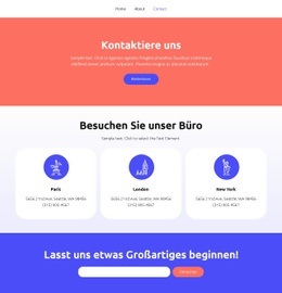 Lasst Uns Etwas Großartiges Beginnen – Professioneller Website-Builder