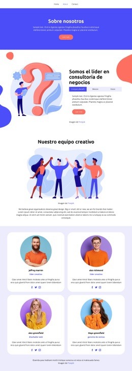 Clientes Satisfechos - Maqueta De Sitio Web Profesional