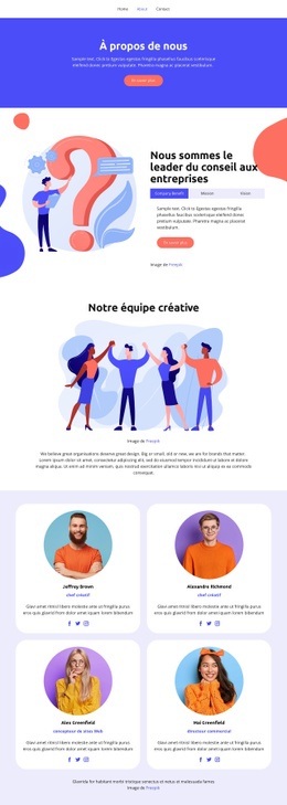 Clients Satisfaits - Maquette De Site Web Professionnel