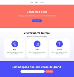 Disposition CSS Pour Commençons Quelque Chose De Grand