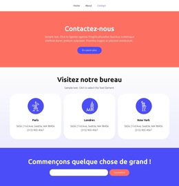 Page De Contact