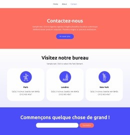 Page De Contact