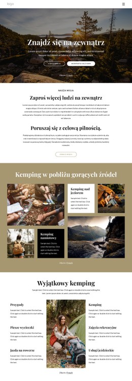 Camping W Pobliżu Parku