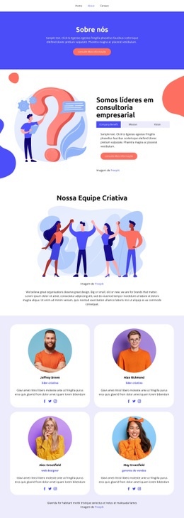 Clientes Satisfeitos - Maquete De Site Profissional