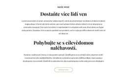 Dostaňte Více Lidí Ven – Kreativní Víceúčelová Šablona