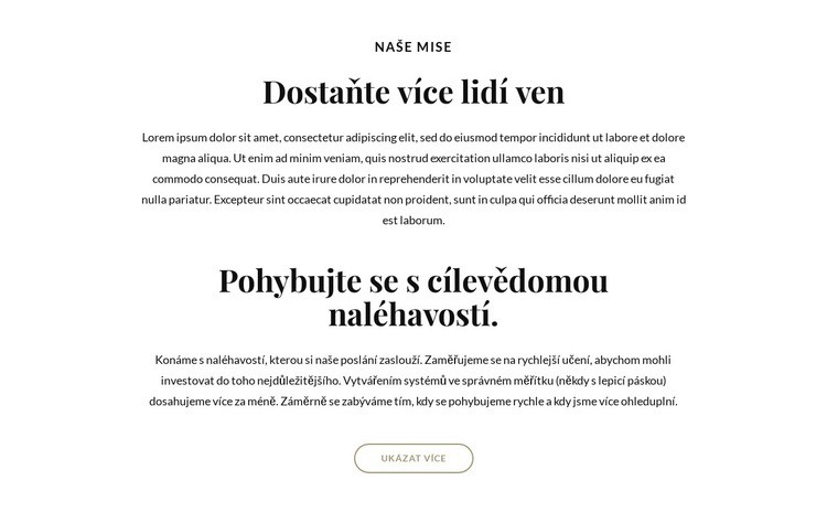 Dostaňte více lidí ven Téma WordPress