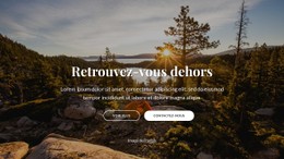 Retrouvez-Vous Dehors Modèle CSS Simple