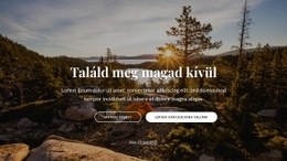 Találd Meg Magad Kívül - HTML Oldalsablon