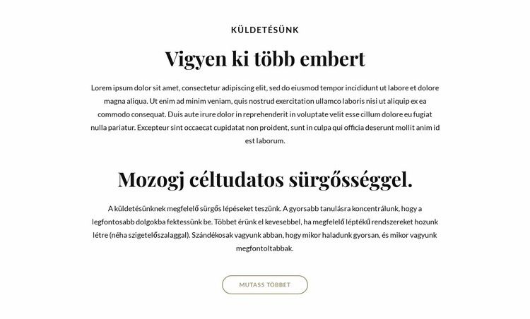 Vigyen ki több embert HTML Sablon