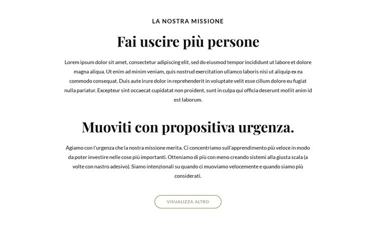 Fai uscire più persone Modelli di Website Builder