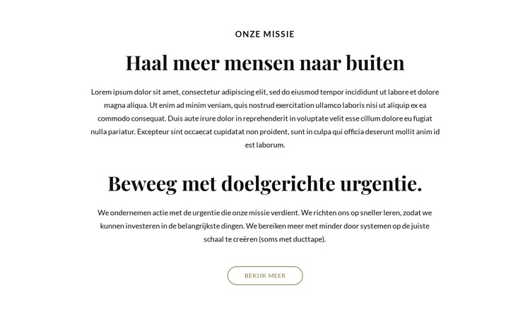 Haal meer mensen naar buiten WordPress-thema