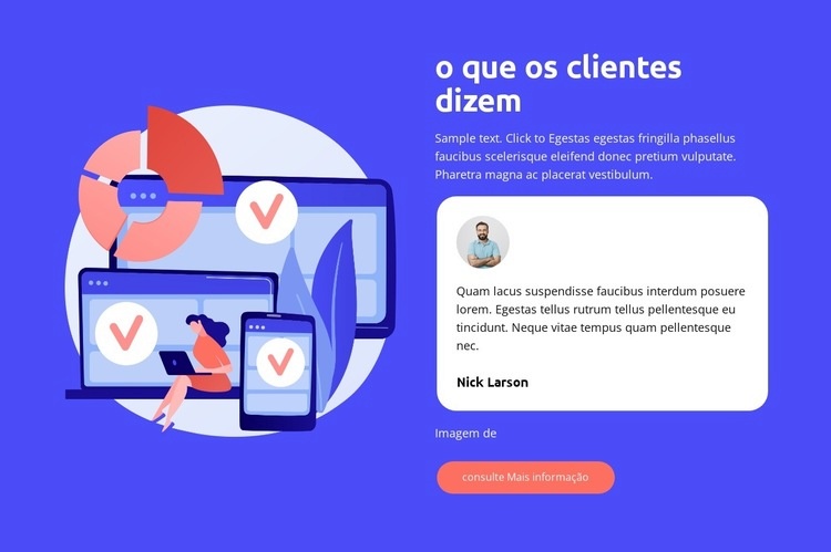 Benefício da Empresa Design do site