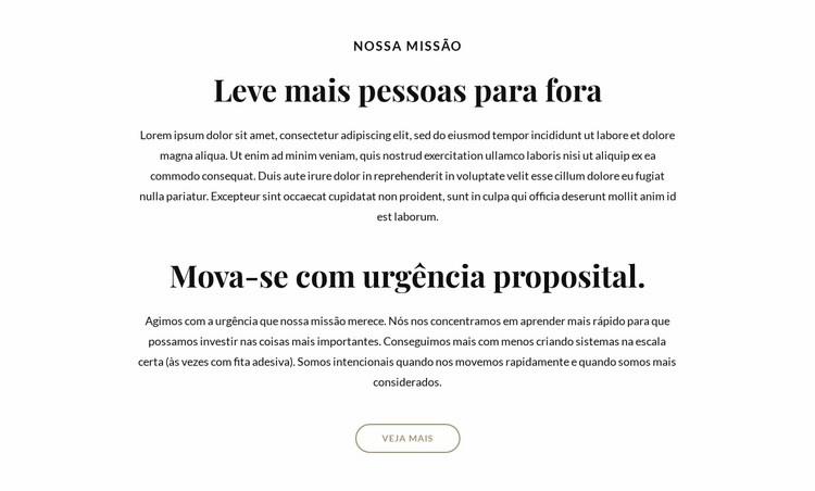 Leve mais pessoas para fora Modelo HTML5