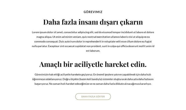 Daha fazla insanı dışarı çıkarın CSS Şablonu