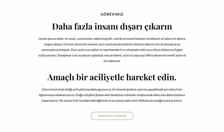 Daha fazla insanı dışarı çıkarın HTML5 Şablonu