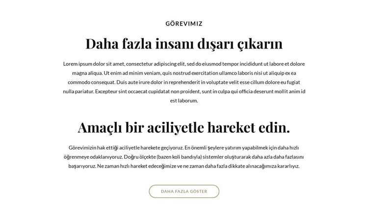 Daha fazla insanı dışarı çıkarın Web Sitesi Oluşturucu Şablonları