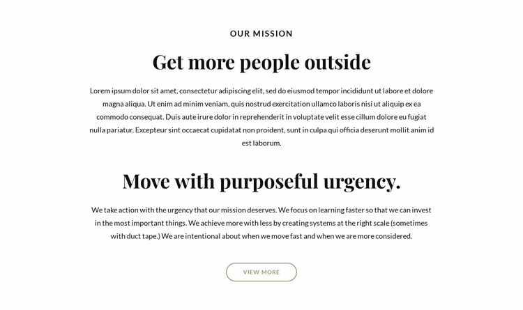 Get more people outside Website Design