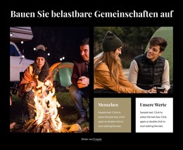 Bauen Sie Belastbare Gemeinschaften Auf - Responsive Website