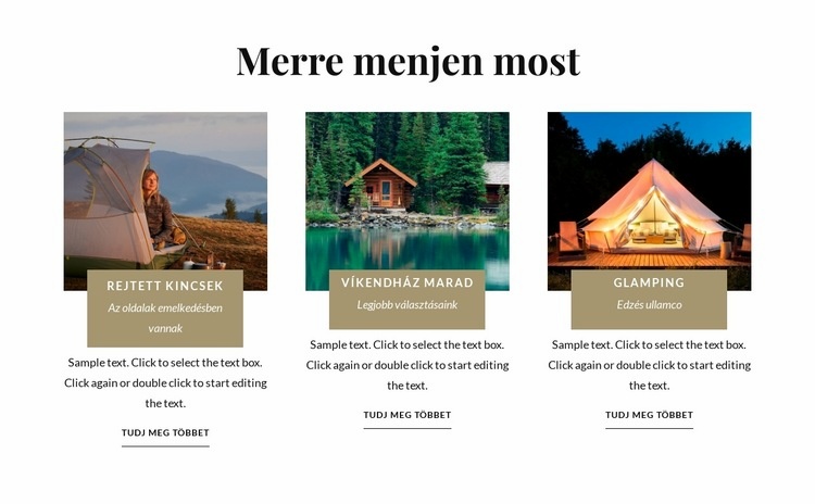 Merre menjen most Weboldal tervezés