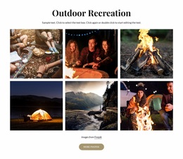 Host Our Community Of Good-Natured Campers - Beautiful Website Design