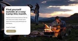 Cozy Camping - Website Template